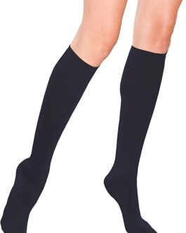 Therafirm 20-30 mmHg Women’s Black Knee High Compression Stockings (Size: Large, 69502)